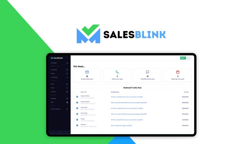 SalesBlink Lifetime Deal-Pay Once And Never Again