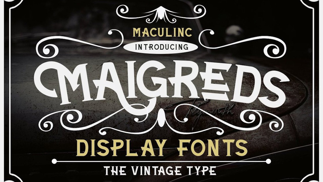 Maigreds - Display Font | Discover Products. Stay Weird. - AppSumo