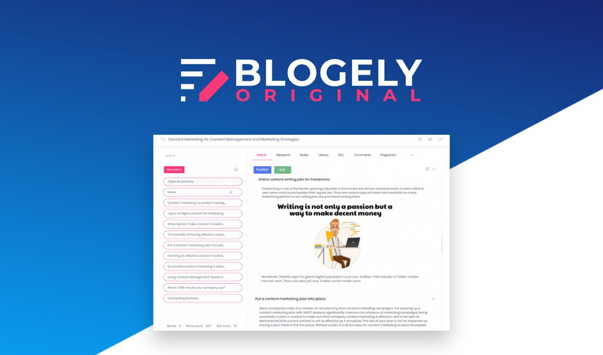 blogely lifetime deal