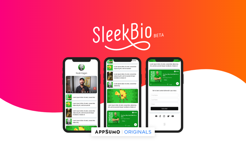 SleekBio Lifetime Deal-Pay Once & Never Again