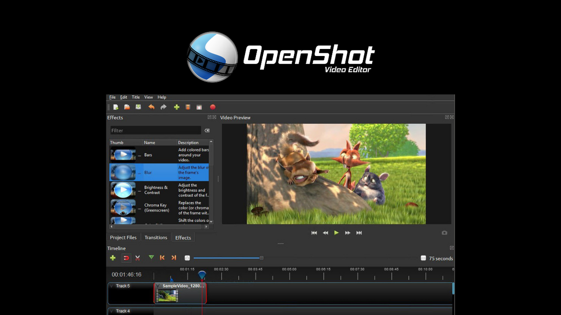 openshot video editor slow