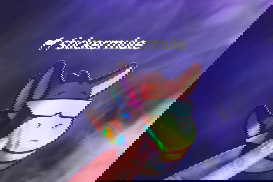Sticker Mule Holographic Stickers Custom & vinyl AppSumo