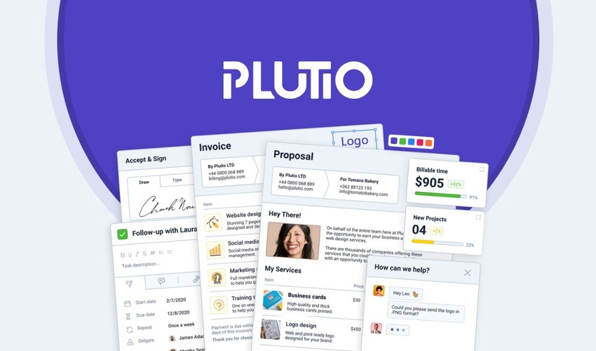 Plutio Manage projects, communicate with clients,