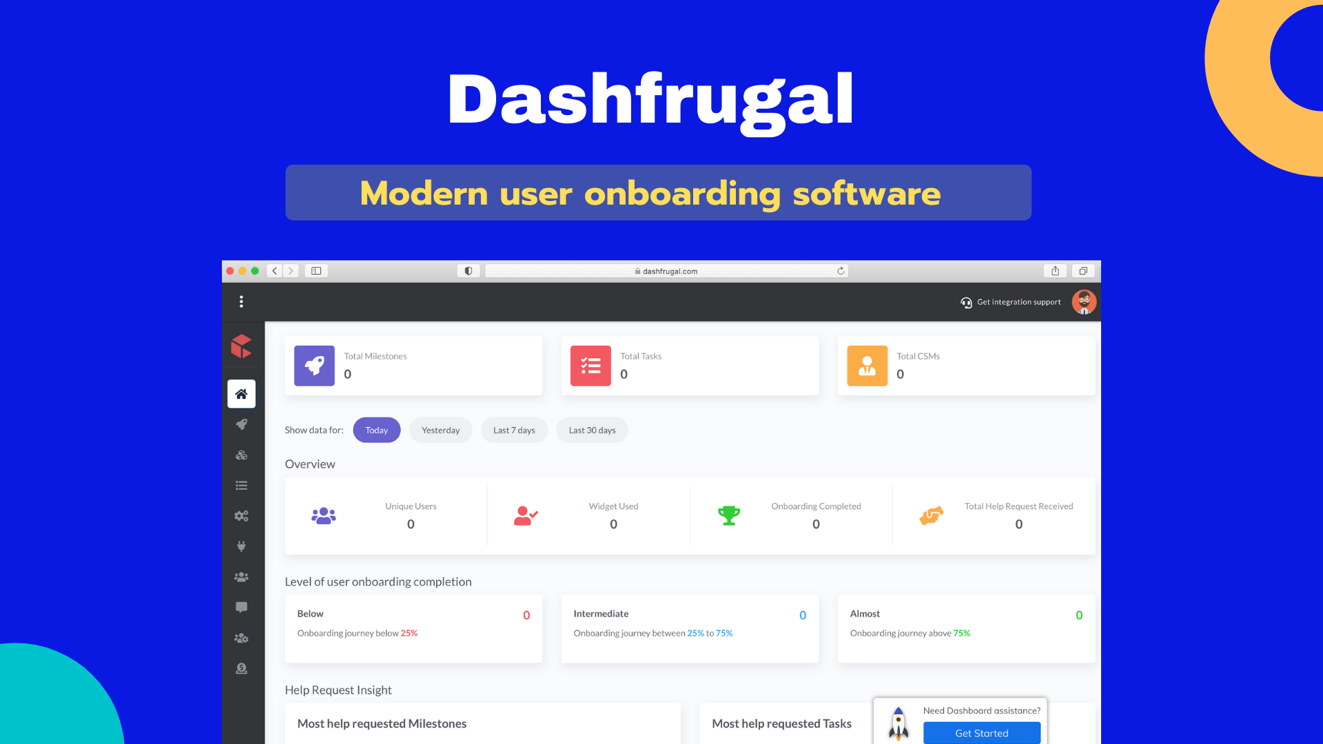 User onboarding software