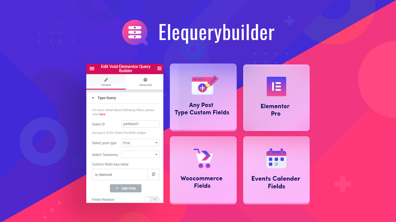 Elementor Query Builder