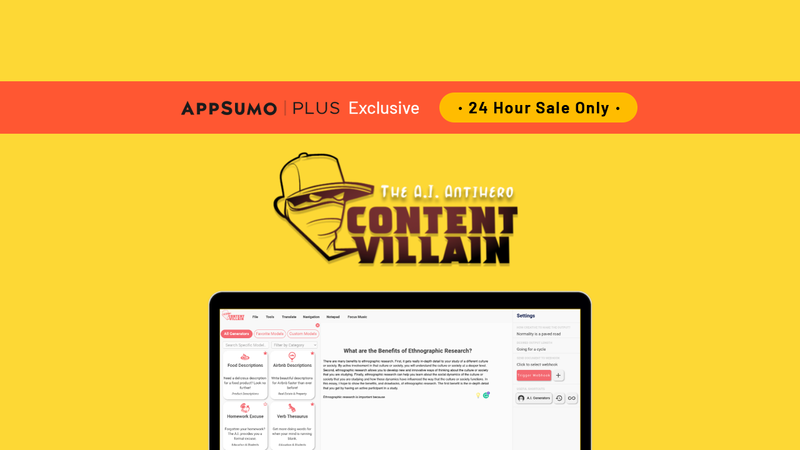 Content Villain - Plus exclusive