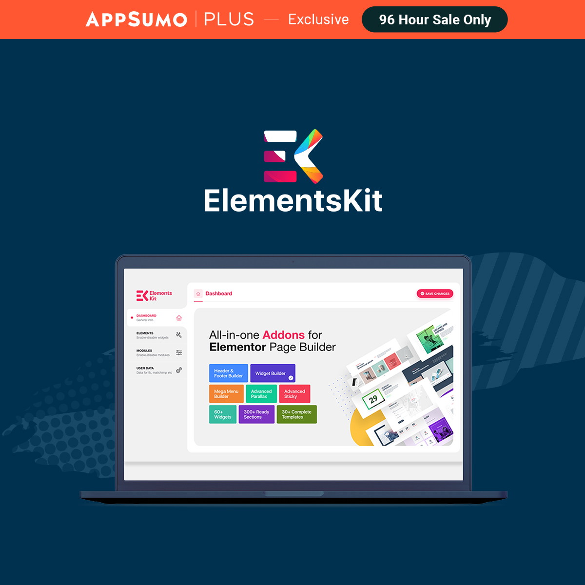 ElementsKit - Plus Exclusive logo