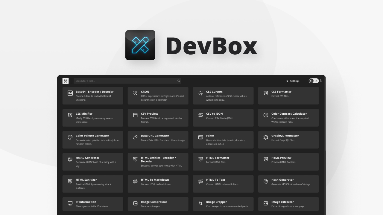 AppSumo Deal for DevBox - The Developer Toolbox