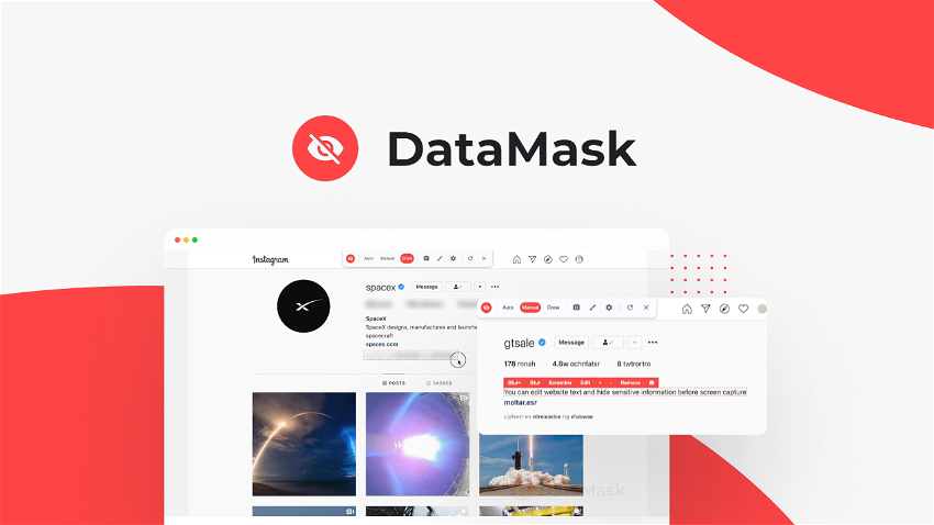 DataMask - blur Chrome extension