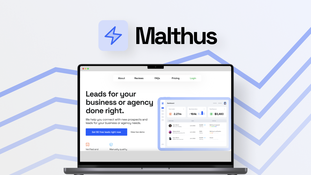 AppSumo Deal for Malthus B2B Leads Database