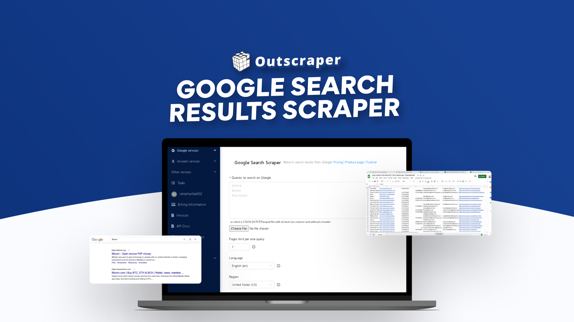 Outscraper:GoogleSearchResultsScraper
