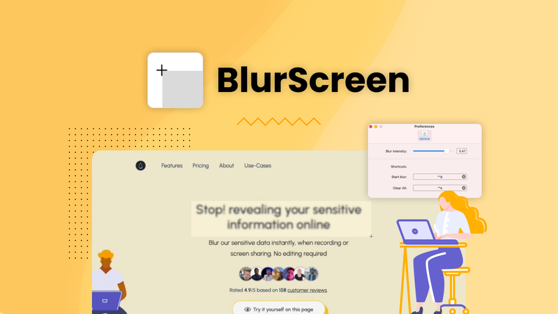 BlurScreen App - Blur Anything on Screen