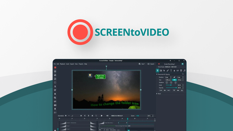 ScreenToVideo - Plus exclusive