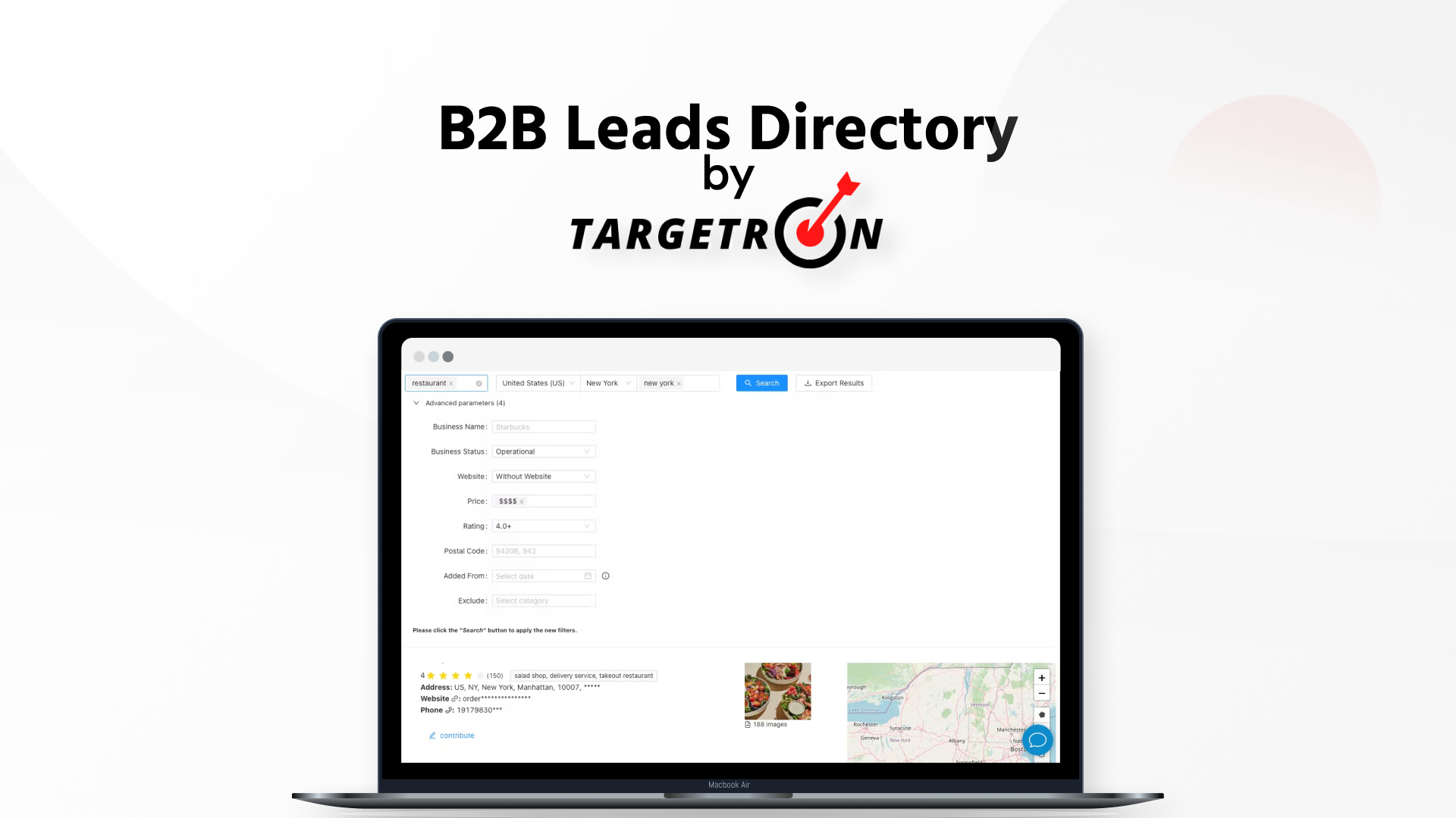 AppSumo Deal for B2B Leads Directory by Targetron