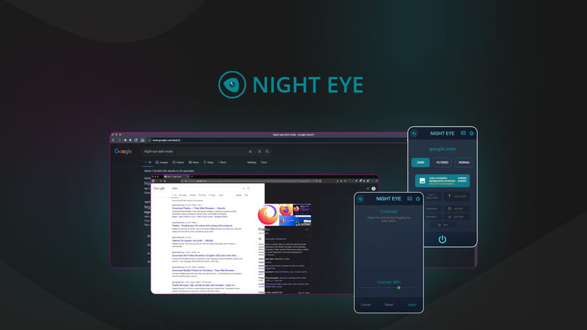 Night Eye - dark mode extension