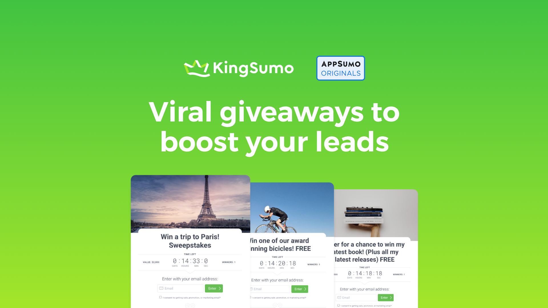 KingSumo - Drive leads with viral giveaways