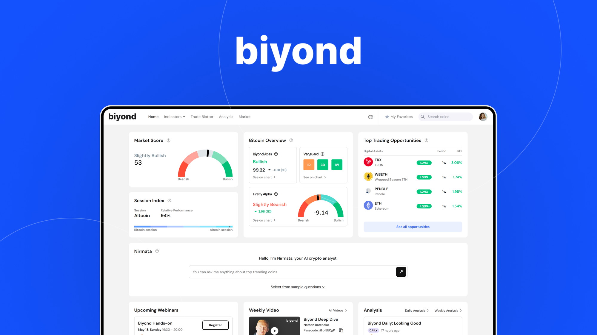 Biyond - AI-powered crypto analysis