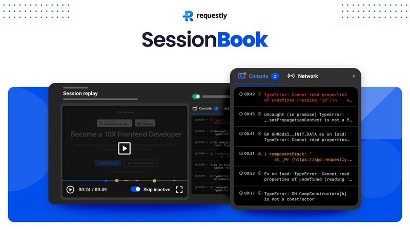 Requestly SessionBook