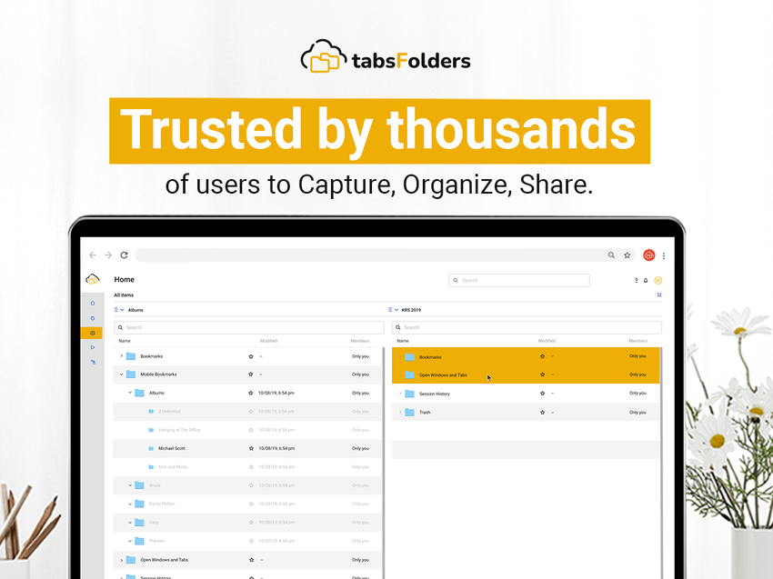 tabsFolders Tab & Bookmark Manager AppSumo
