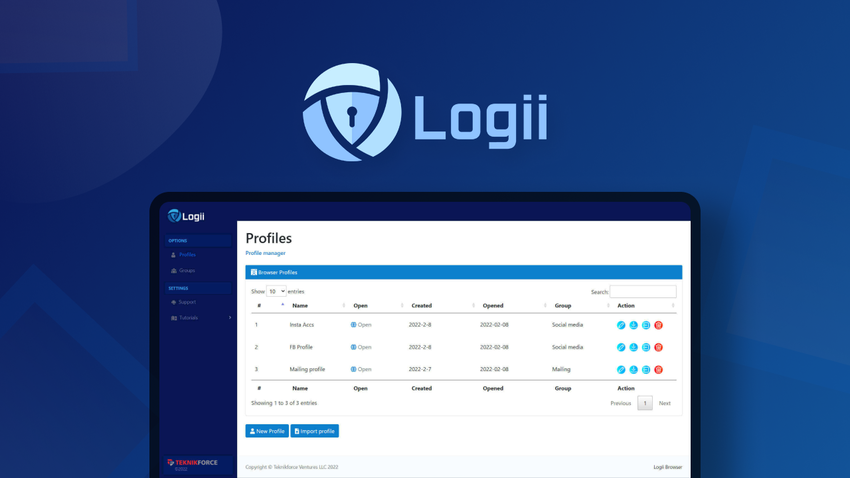 Logii Anti-Detect Browser - Plus exclusive