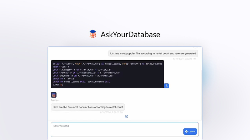 AskYourDatabase