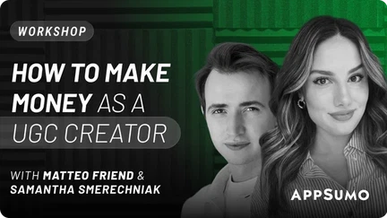 How to Make Money as a UGC Creator w/ Matteo Friend & Samantha Smerechniak