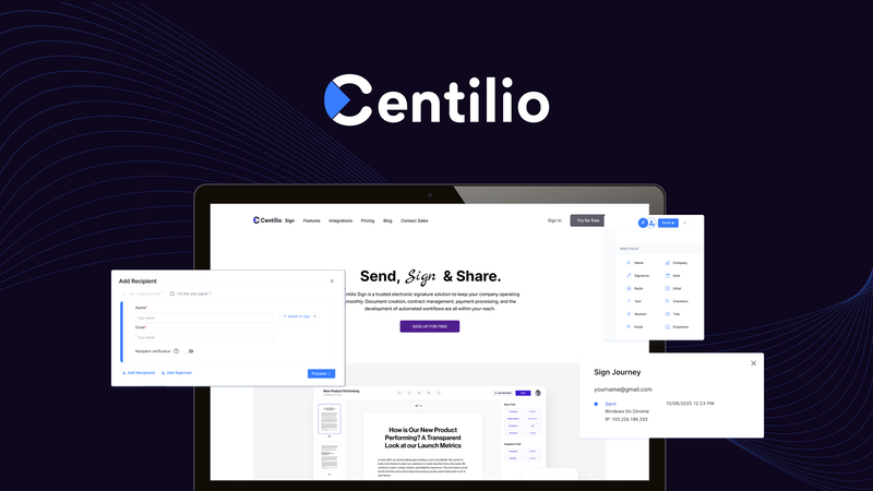 Centilio Sign