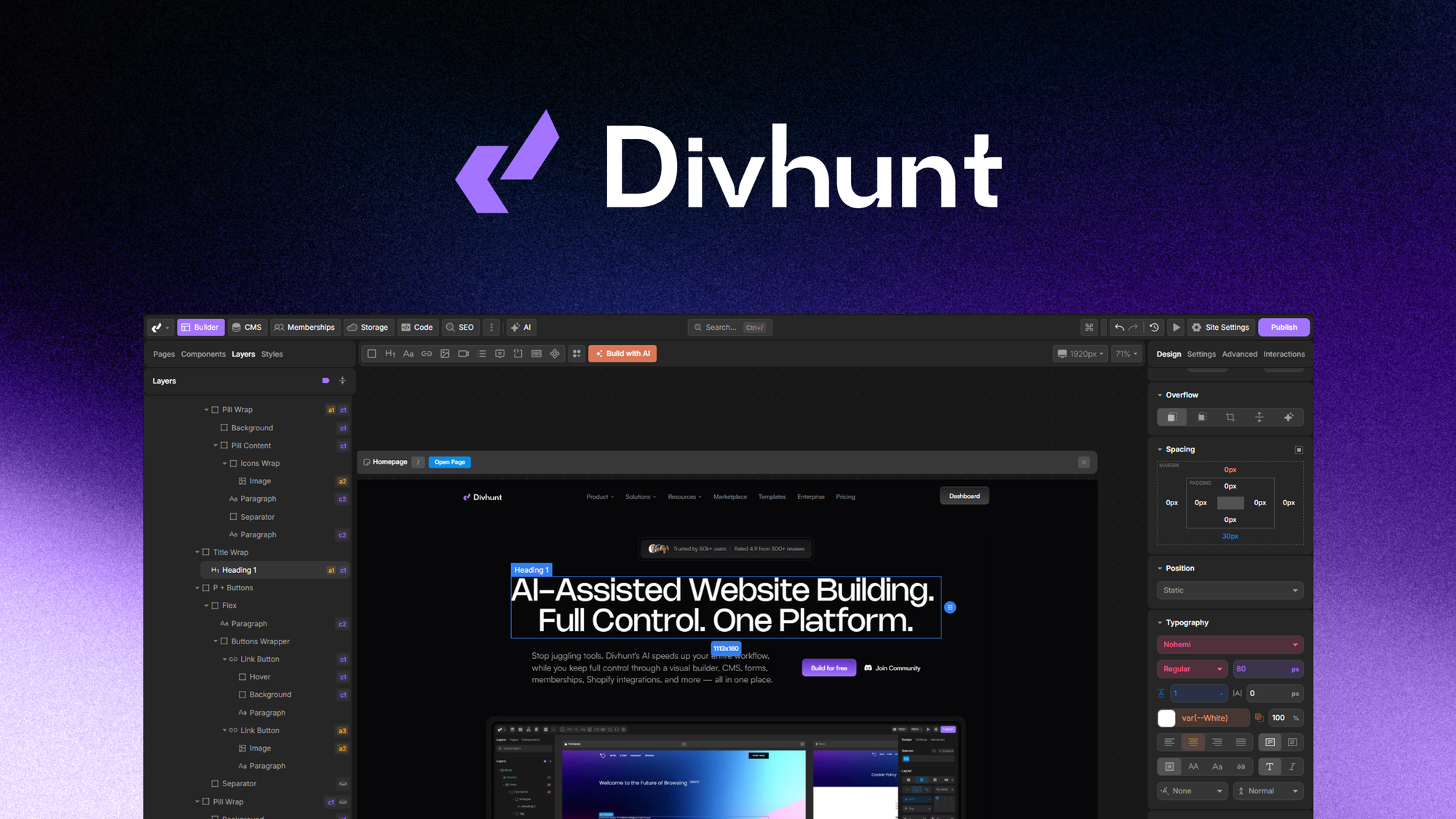 Divhunt- Plus Exclusive preview