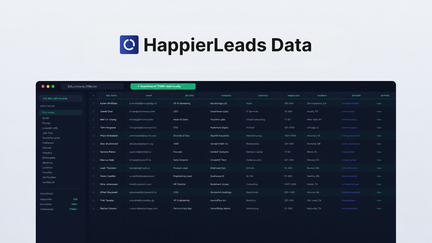 Happierleads B2B Contacts Database