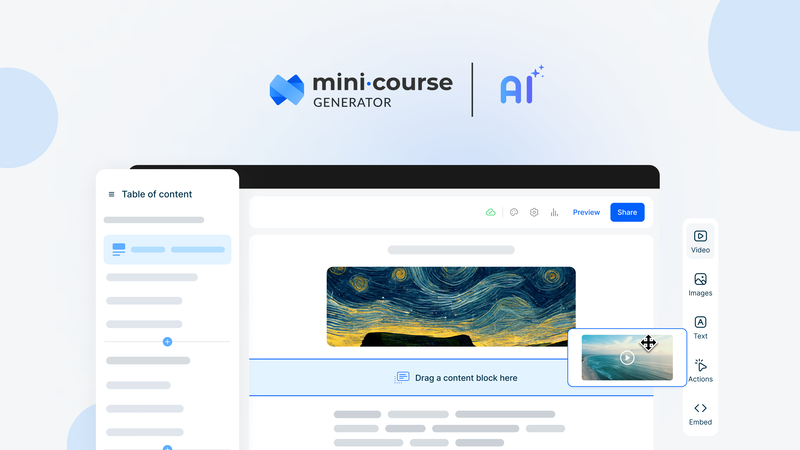 Mini Course Generator