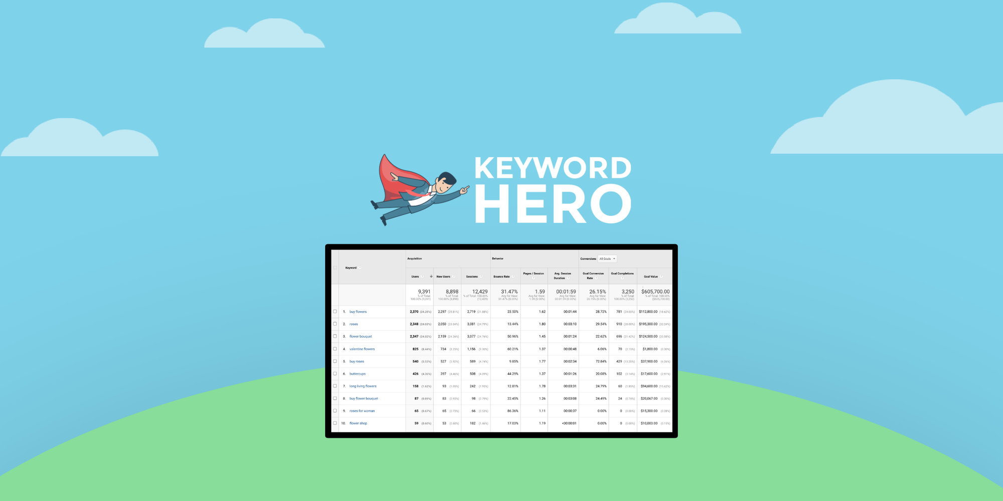 Keyword Hero logo
