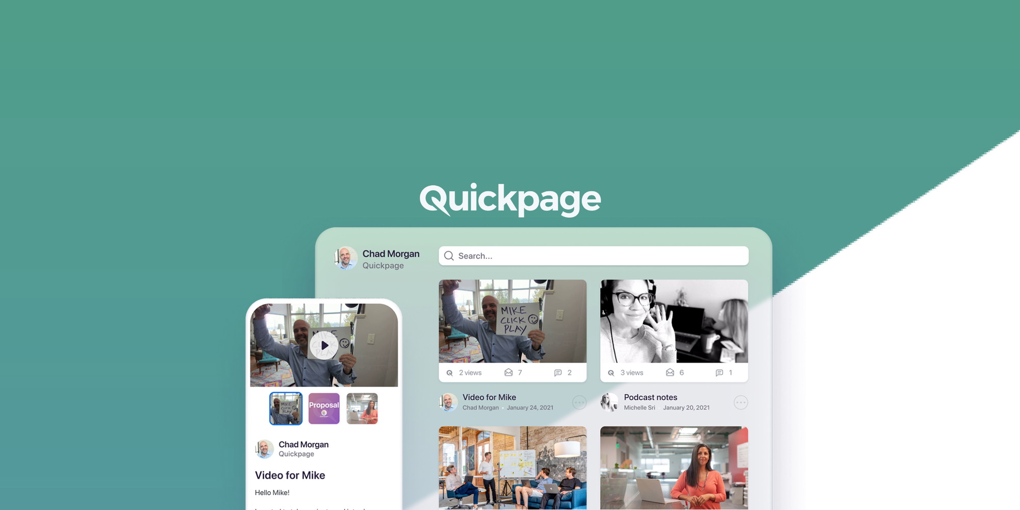 Quickpage logo