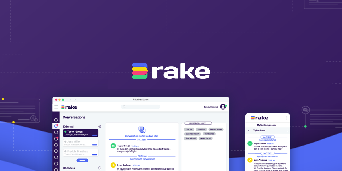 Rake chat & messaging