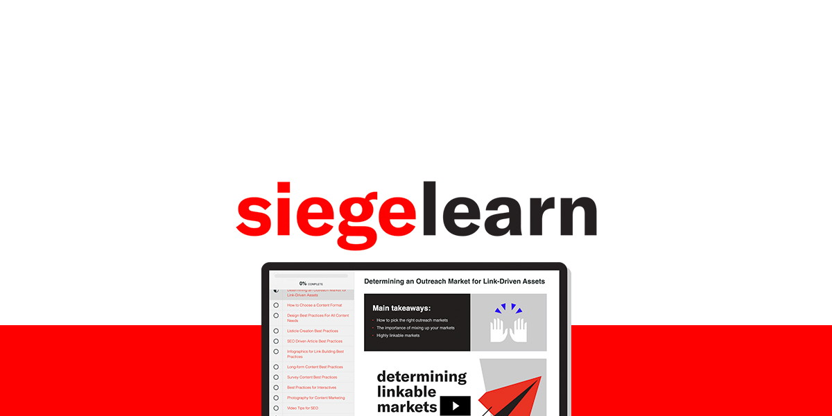 SiegeLearn Content Marketing Course logo
