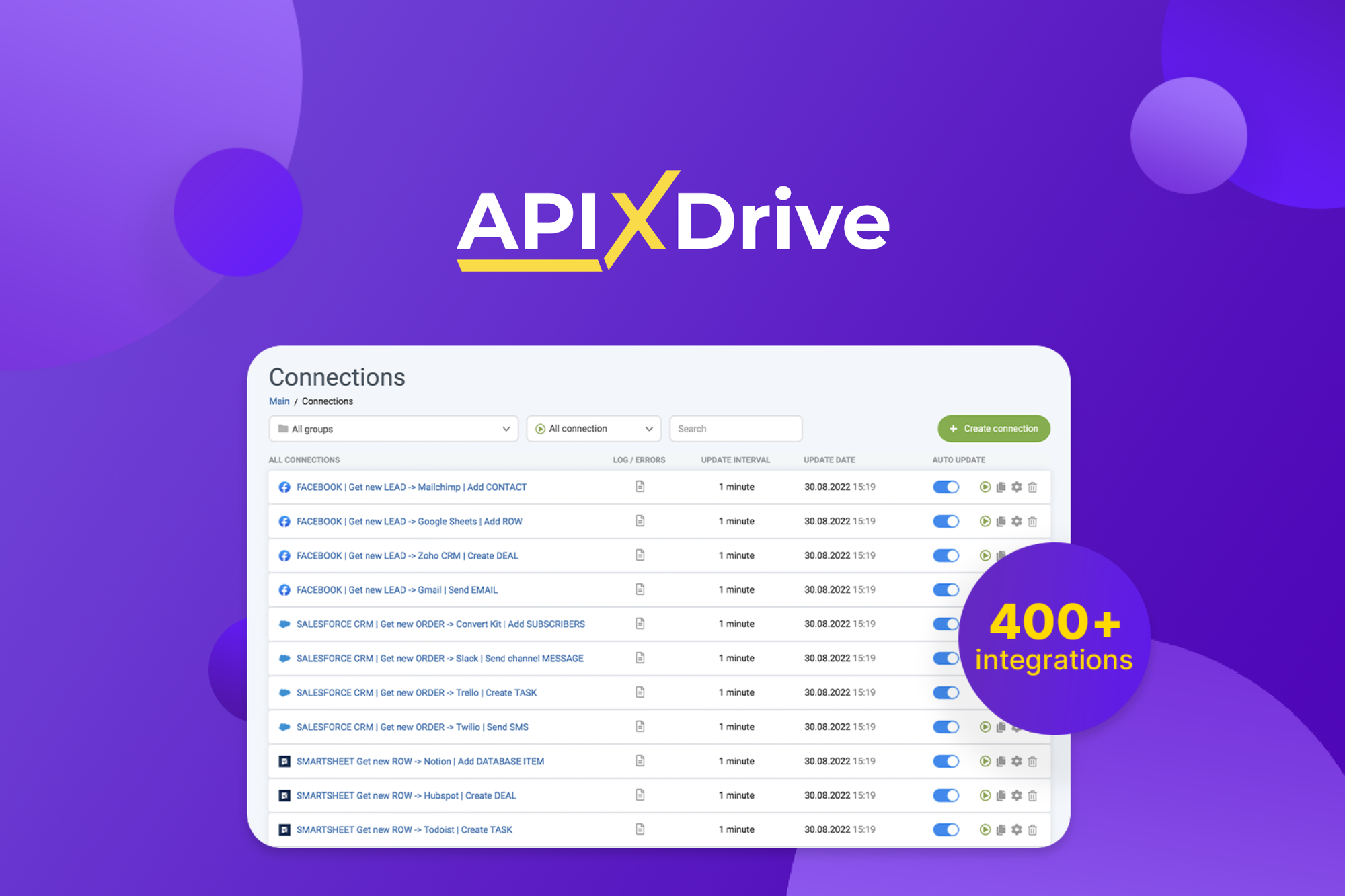 ApiX-Drive - Plus exclusive - Build API integrations without code