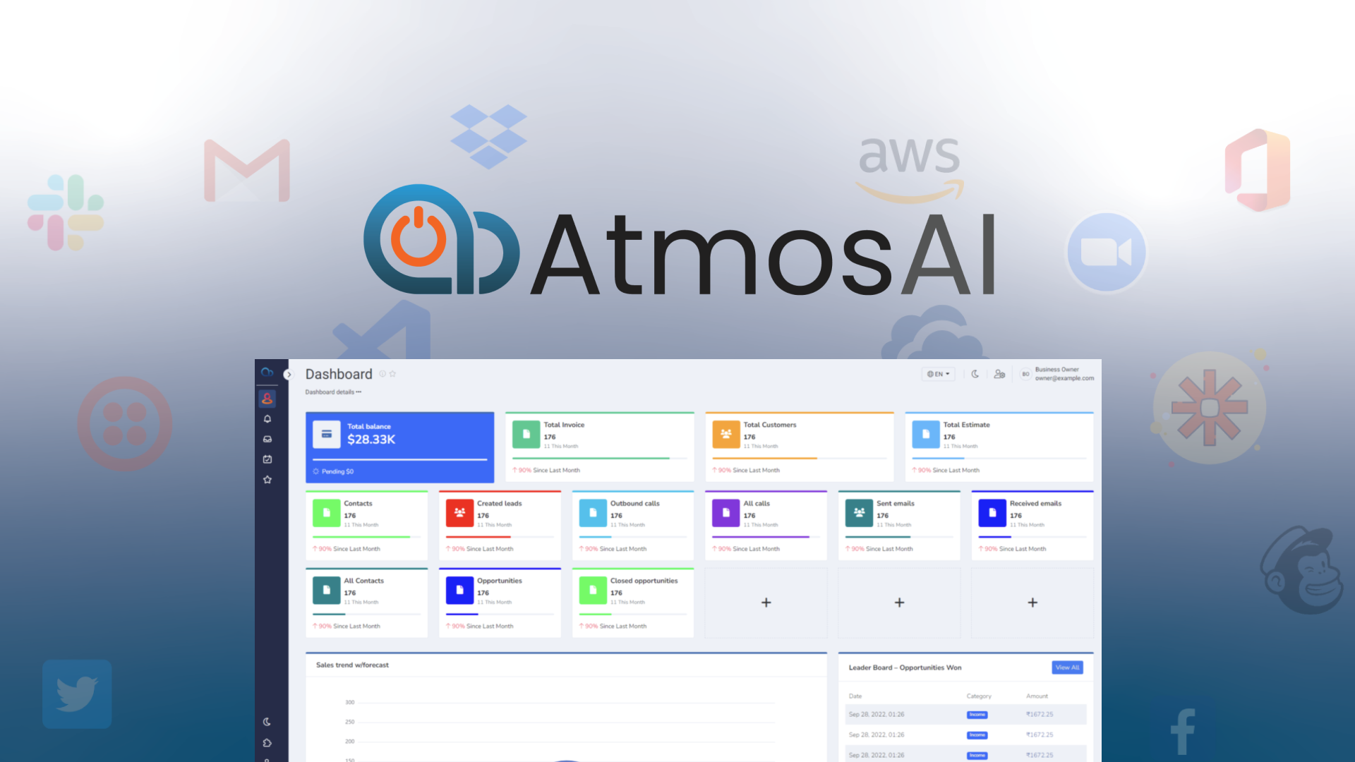 AtmosAI CRM Create a custom CRM without coding AppSumo