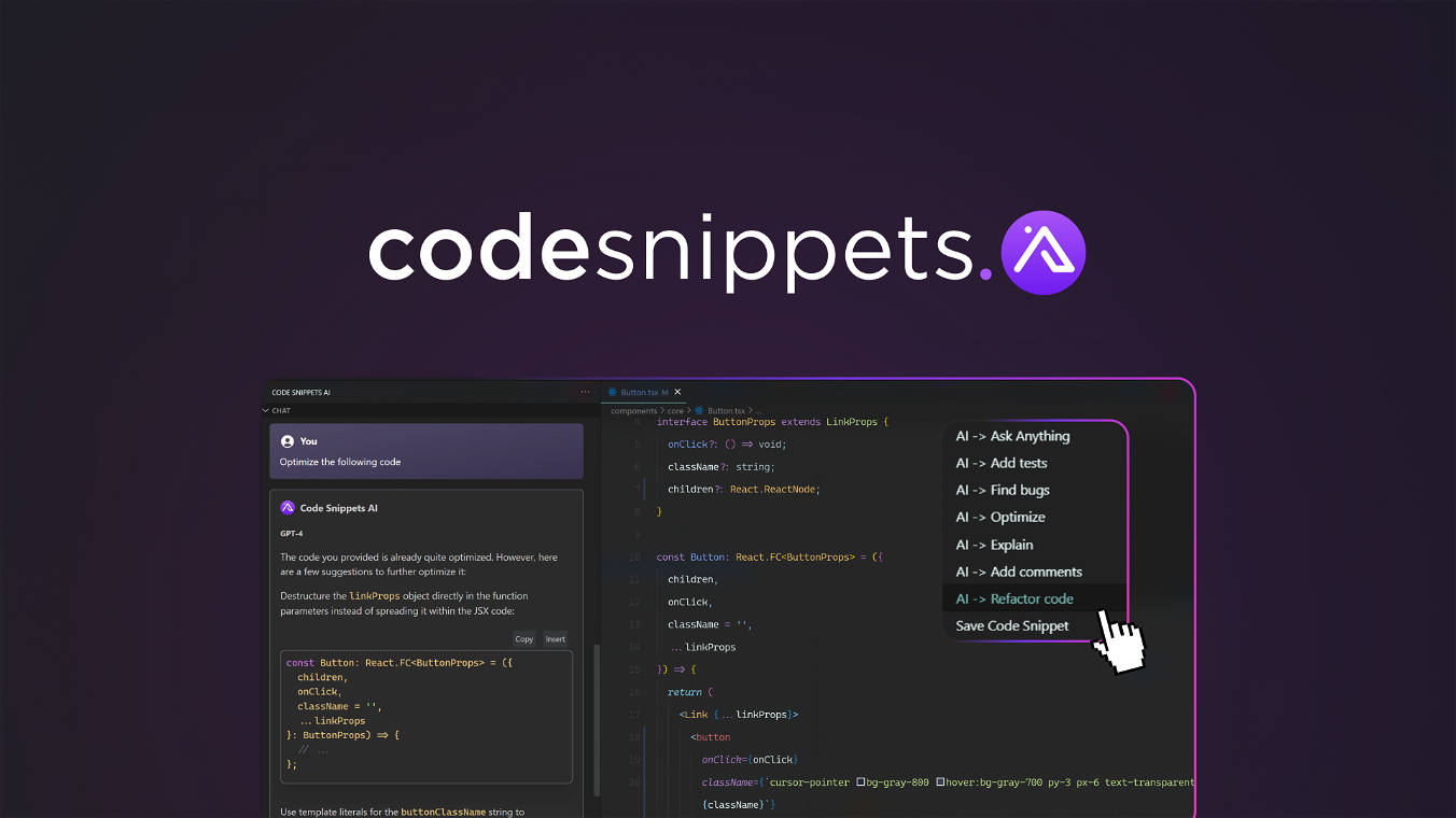 Code Snippets AI Lifetime Deal-Pay Once And Never Again