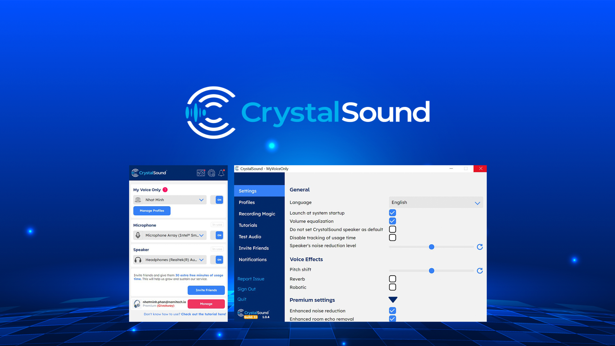 CrystalSound logo