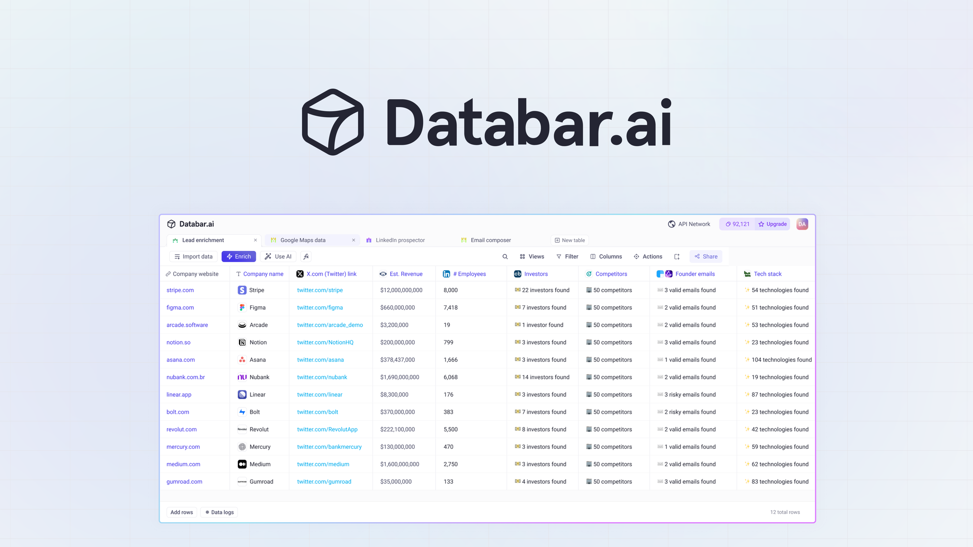 Databar AI Scraper Data Enrichment Tool AppSumo