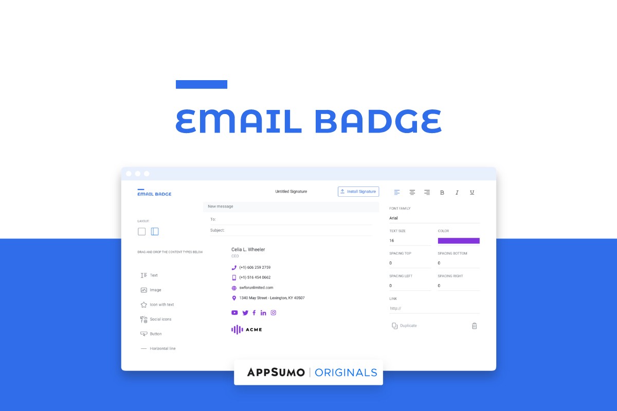 AppSumo Deal for EmailBadge - Plus exclusive
