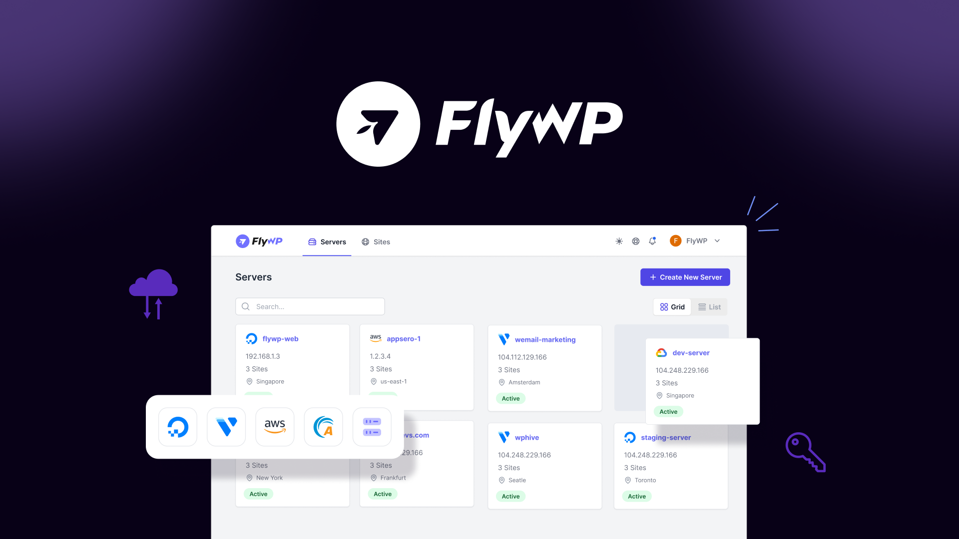 FlyWP logo