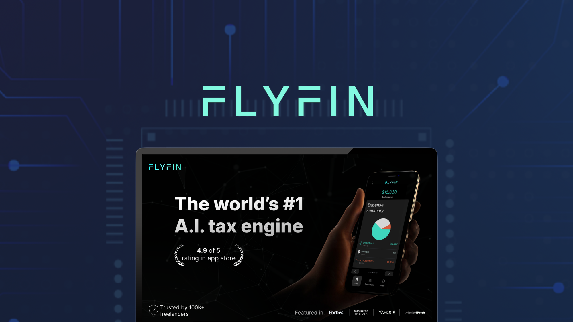 FlyFin logo