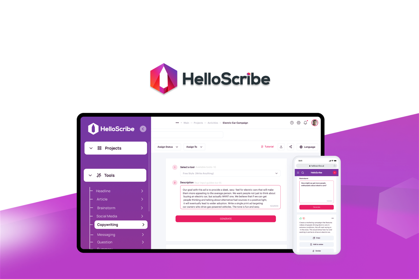 HelloScribe Lifetime Deal-Pay Once & Never Again
