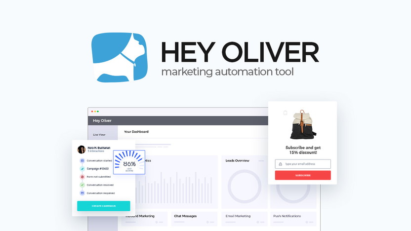Hey Oliver Lifetime Deal $49 Marketing Automation Tool: Boost Sales 2 Hey Oliver Lifetime Deal $49 Marketing Automation Tool: Boost Sales