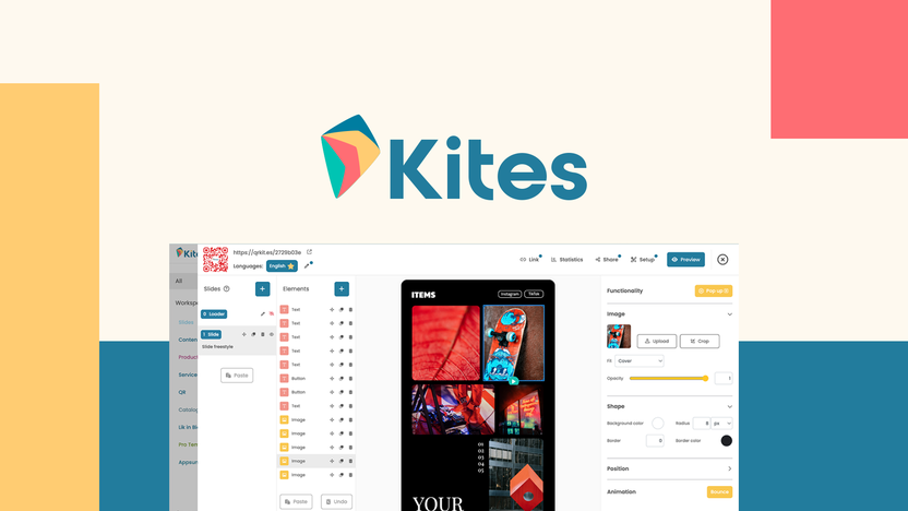 Kites - Plus exclusive - Build interactive no-code microsites | AppSumo