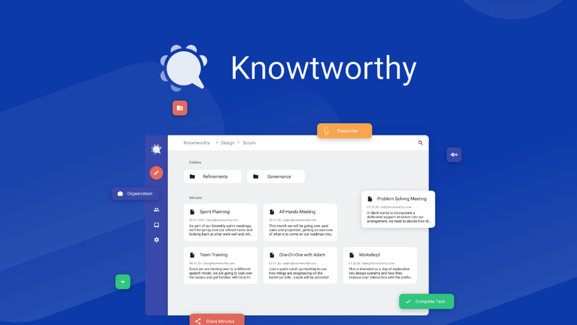 Knowtworthy - Transcribe and manage team meetings | AppSumo