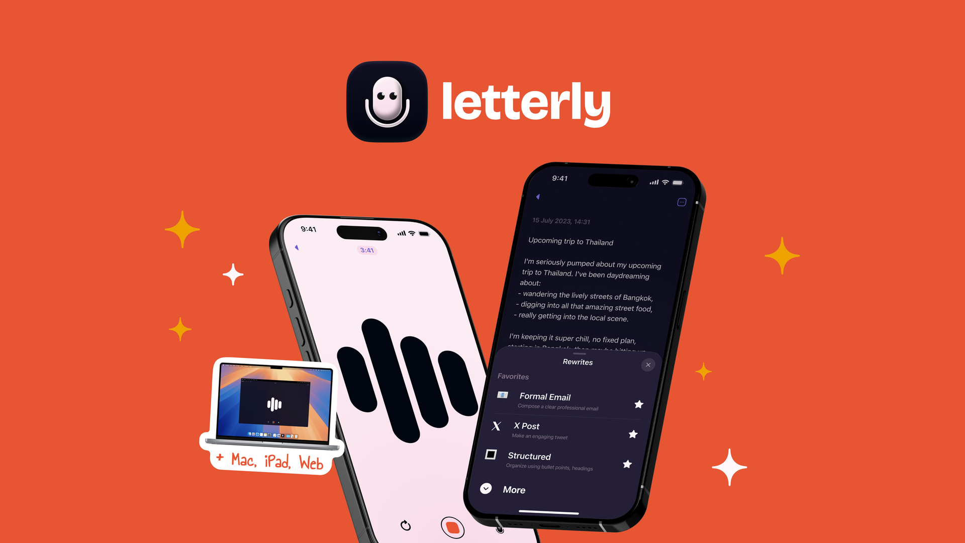 Speech-to-text emails and texts