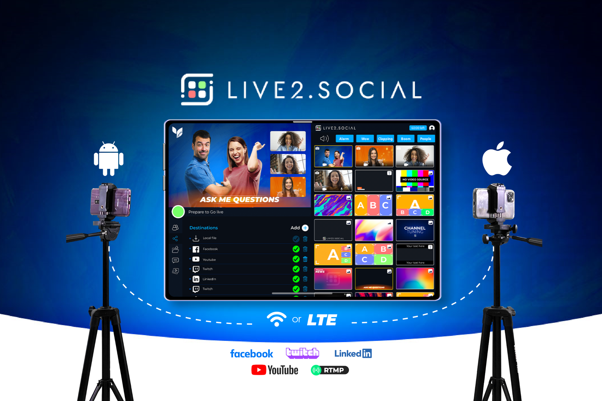 Live2.Social logo