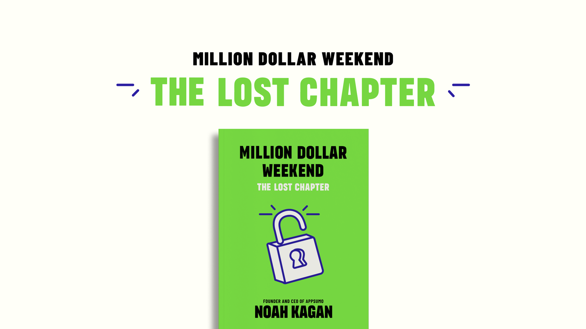 Million Dollar Weekend: The Lost Chapter logo