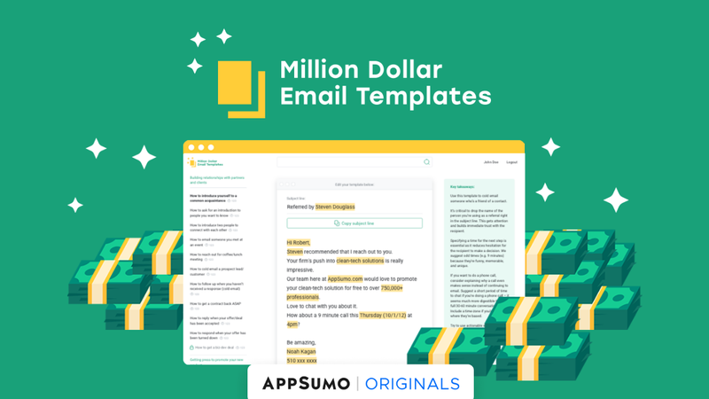 Million Dollar Email Templates 2.0